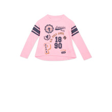 Camiseta Básica de Niña U.S. Polo Assn. (Ugtsh0015_Rosa Claro S)