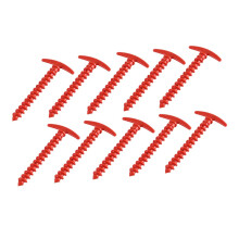 10Pcs Heavy Duty Nylon Spiral Tent Stakes Ground Anchors for Camping Beach Garden Use