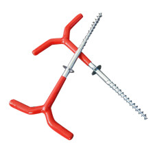 2pcs Heavy Duty Spiral Tent Stakes for Ice Fishing and Camping,  Holding Metal Ground Anchors