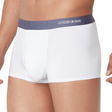 Underjeans By Spykar Homem Branco Super Premium Trunk Bonded