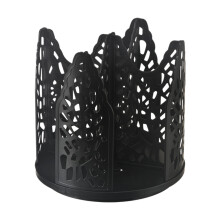 360 Degree Rotatable Paper Cup Dispenser Storage Holder-Black