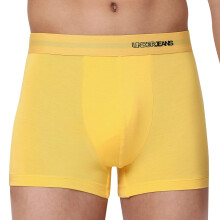 Underjeans By Spykar Homens Amarelo Sólido Trunks