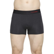Underjeans Herr Mörkgrå Bomullsblandning Trunk Regular Fit (Pack Om 1) (Ujnpts058_Dk.Grey/Red_L)