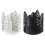 Rotating Cup Dispenser Storage Rack Large Capacity-White 2