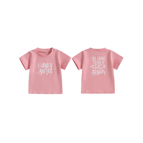 (1-2 Years, Pink) Παιδικό Κορίτσι T-shirt για Καλοκαίρι. 1