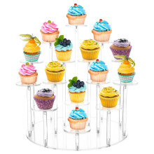 Dessertstandaard voor 15 plaatsen met accentuering van