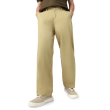 Urbano Fashion Heren Licht Olijf Loose Baggy Chino Broeken Niet Rekbaar (Chinoloose-Lolive-32)