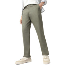 Urbano Fashion Heren Lichtgrijze Katoenen Regular Fit Casual Chino Broek Stretch (Chinoreg-Lgrey-28)