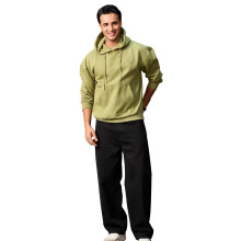 Urbano Fashion Heren Zwarte Losse Chino Broek Non-Stretch (Chinoloose-Black-38)