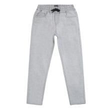 Urbano Juniors Pantaloni Jogger Denim Grigio Regolare Stretch (Junjogpullboy-01-Icegrey-7-8)