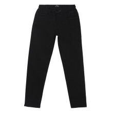 Urbano Juniors Pantaloni Jogger Denim Neri Regular Fit Stretch (Junjogpullboy-01-Black-13-14)