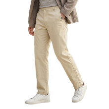 Urbano Fashion Heren Crème Katoen Regular Fit Casual Chino Broek Stretch (Chinoreg-Cream-36)