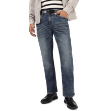 Urbano Fashion Jeans Masculinos Azul Escuro Lavado Bootcut Stretch (Bootjeanwhkyel-02-Dblue-36)