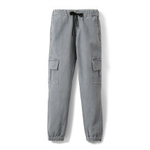 Urbano Juniors Αγόρι Ice Grey Cargo Jogger Jeans με 6 Τσέπες (Jundenjogcargoboy-Icegrey-13-14)