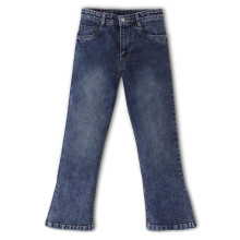 Jeans Bootcut Regular Fit Blu Scuro Stretchable per Bambini Urbano Juniors