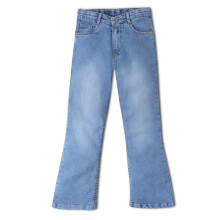 Urbano Jeans Bootcut Blu Chiaro per Bambini, Fit Regolare, Stretch (Junboottowlboy-Lblue-11-12)