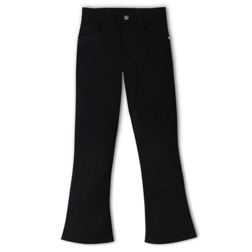 Urbano Juniors Παιδικό Μαύρο Κανονικής Φόρμας Bootcut Jeans Stretchable (Junbootepboy-Black-13-14)