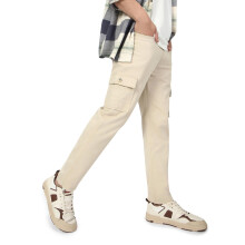 Urbano Fashion Heren Sand Regular Fit Cargo Chino Broek Met 6 Pocket Stretch (Chicargoreg-03-Sand-36)