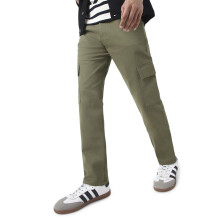 Urbano Fashion Heren Olijfgroene Regular Fit Cargo Chino Pant Met 6 Zakken Stretch (Chicargoreg-05-Olive-38)