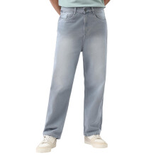 Urbano Fashion Ανδρικά Γκρι Χαλαρά Παντελόνια Jeans Non-Stretchable (Jeanlsspr-Lgrey-28)