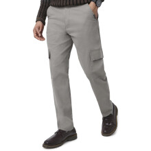 Urbano Fashion Mænds Lys Grå Regular Fit Cargo Chino Bukser Med 6 Lommer Strækbar (Chicargoreg-05-Lgrey-38)