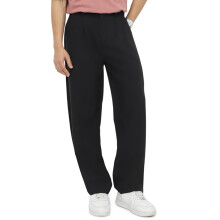 Urbano Fashion Heren Zwarte Losse Baggy Pasvorm Koreaanse Broek Stretch (Koreantrou-Black-40)