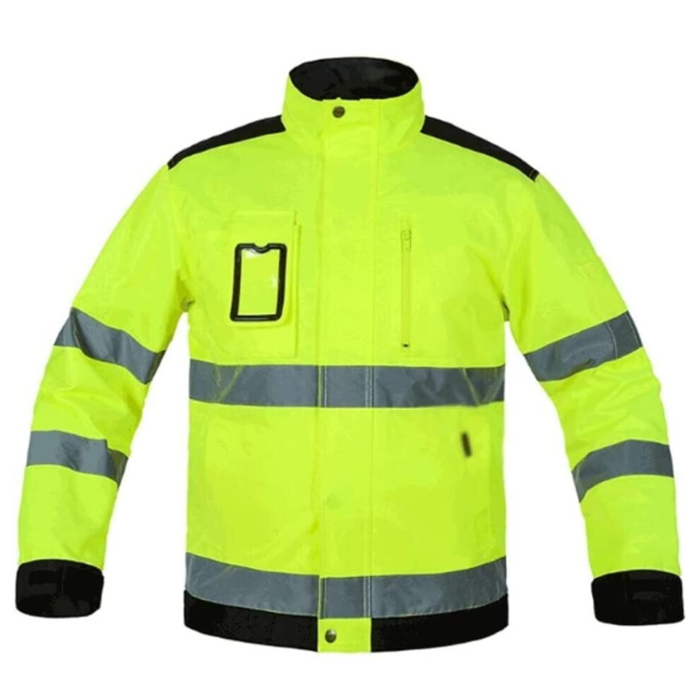 Reflective Safety Vest Green 185/104A Visibility Multipocket 360 Reflective Work Waistcoat For Outdoor 9351714647489