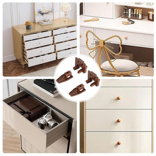 10pcs Drawer Slide Hardware Set Easy Installation Durable Universal Replacement Kit 1