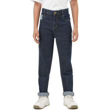 Jeans Slim Fit Blu Denim Washed per Bambini Urbano Juniors (Junshjeanboy-019-Mblue-9-10)