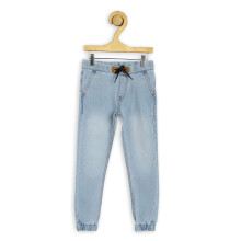 Urbano Juniors Drengs Isblå Slim Fit Jogger Jeans Stretch (Junhpsjogpnkthrboy-Iceblue-8-9)