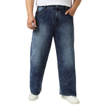 Urbano Plus Ανδρικά Σκούρα Μπλε Loose Baggy Jeans (Plusjeanlstowlp-Dblue-36)