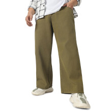 Urbano Plus Ανδρικά Σκούρα Ελιά Loose Baggy Jeans Μη Ελαστικά (Plusjeanloosep-02-Dolive-36)