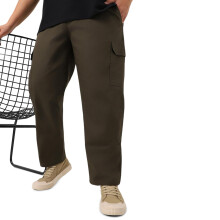 Urbano Plus Heren Donkergroene Regular Fit Cargo Chino Broek Met 6 Zakken