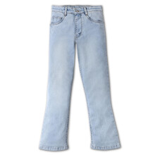 Urbano Juniors Pojkar Isblå Regular Fit Tvättade Bootcut Jeans Stretch (Junboottowlboy-Iceblue-7-8)
