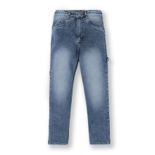 Jeans Urbano Juniors Blu Baggy Fit Lavoratore Lavati Pesanti Con 6 Tasche Stretch (Junjeanlscarpntwlboy-Mblue-5-6)