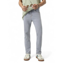 Urbano Fashion Ανδρικά Ανοιχτό Γκρι Slim Fit Τζιν Παντελόνια Stretchable (Jeanslmtwl-Lgrey-36)
