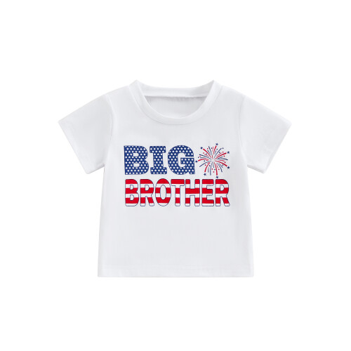 (1-2 Years, Big Brother) Παιδικά μπλουζάκια για κοντομάνικα νηπίων