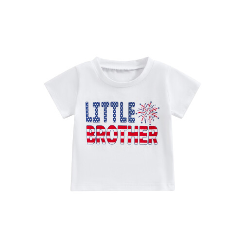 (3-4 Years, Litter Brother) Παιδικά μπλουζάκια για κοντομάνικα νηπίων
