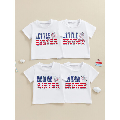 (3-4 Years, Litter Brother) Παιδικά μπλουζάκια για κοντομάνικα νηπίων 2