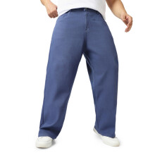 Urbano Plus Jeans D'Hommes Bleu Marine Loose Fit Non-Élastique (Plusjeanloosep-02-Navy-38)