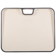Cutting Board for Vegetable and Meat with Garlic Grinding Feature White