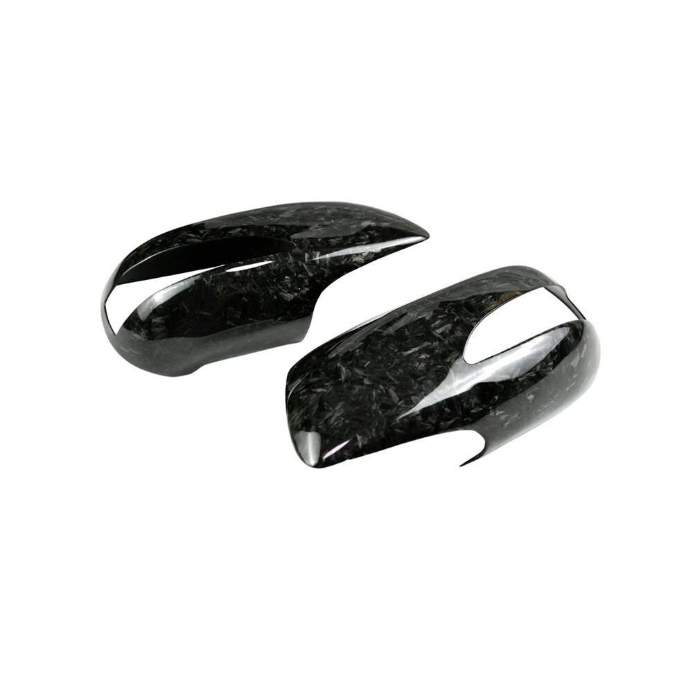 Car Side Rear View Mirror Cover Carbon Fiber Forging Pattern For Rohens Coupe 2008-2016 Side Wing Mirror Caps 6033000163035