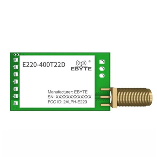 EBYTE E220-400T22D LoRa LLCC68 Wireless Module 22dBm Long Range 5km SMA-K UART RSSI Transmitter Receiver 433MHz Antenna 2