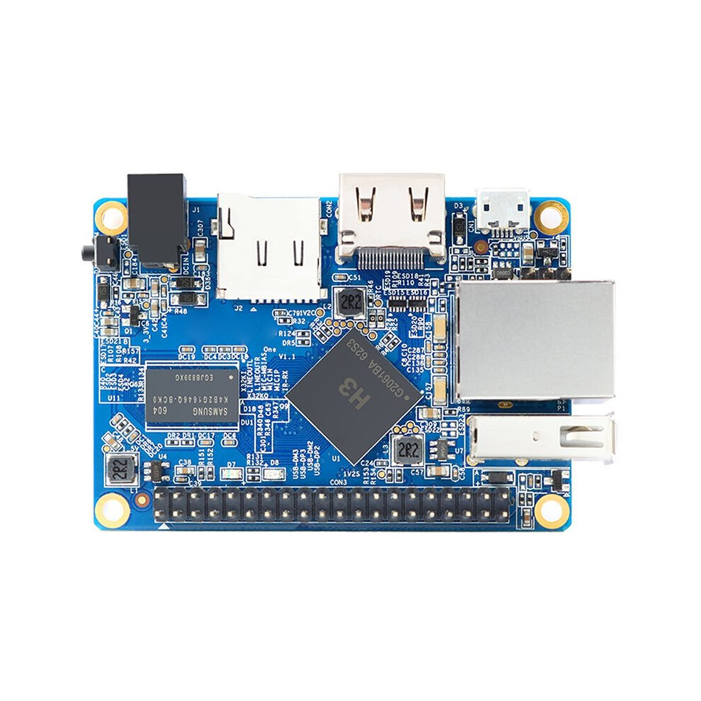 For Pi One 1Gb Ram Pc Allwinner H3 Soc Ddr3 Quad-Core Single Board Support Android Linux Development Board Orange 4711677994832