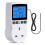 Thermostat Plug Socket, Digital Temperature Controller Timer Outlet, Timer  Plug with Sensor Probe UK Plug 1