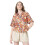 Camisa Feminina Vero Moda Estampada Multicolorida de Viscose 1