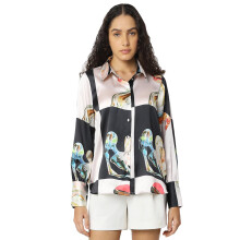 Camisa Multicolor Regular Fit Vero Moda para Mulheres