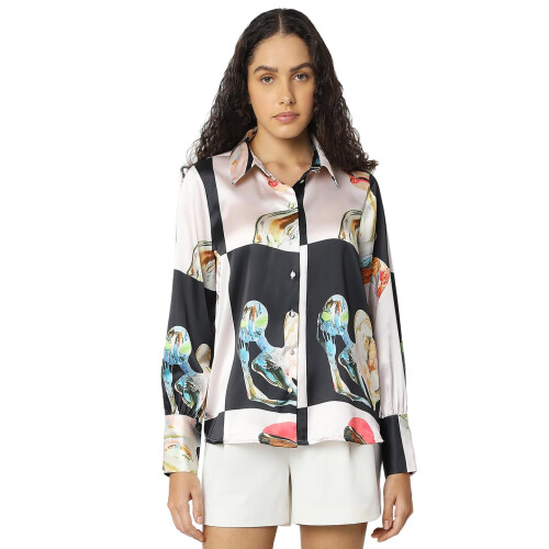 Vero Moda Dames Regular Fit Multicolor Blouse