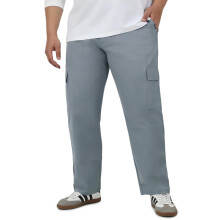Urbano Plus Heren Lichtblauwe Regular Fit Cargo Chino Broek Met 6 Zakjes Stretch (Pluschicargoregp-05-Lblue-38)