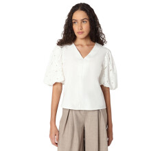 Vero Moda Dames Witte Regular Fit Top